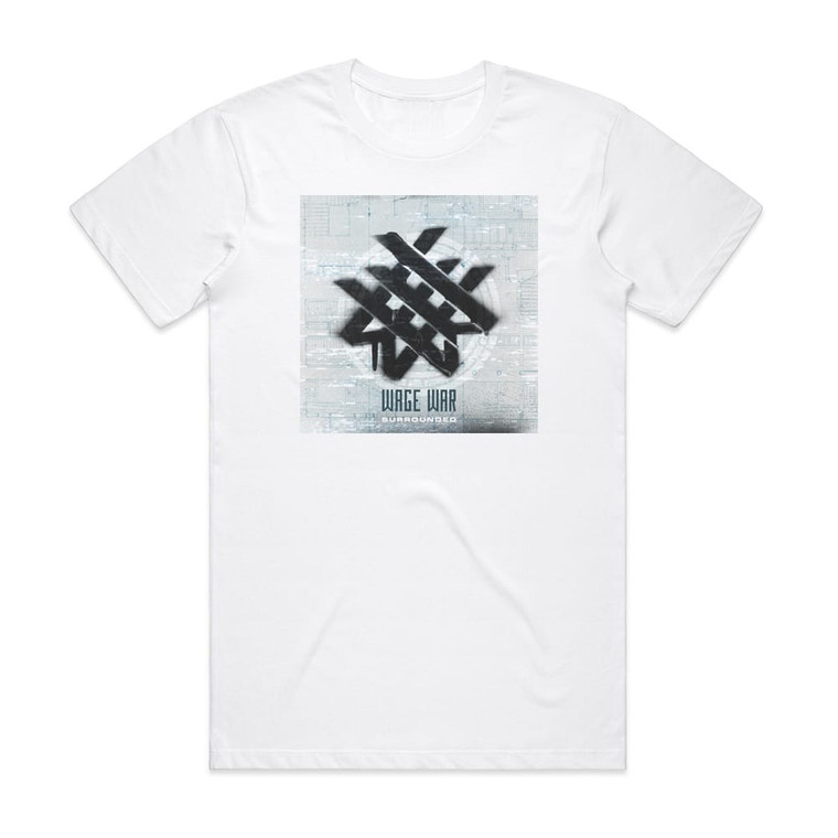 Wage War Surrounded Album Cover T-Shirt White