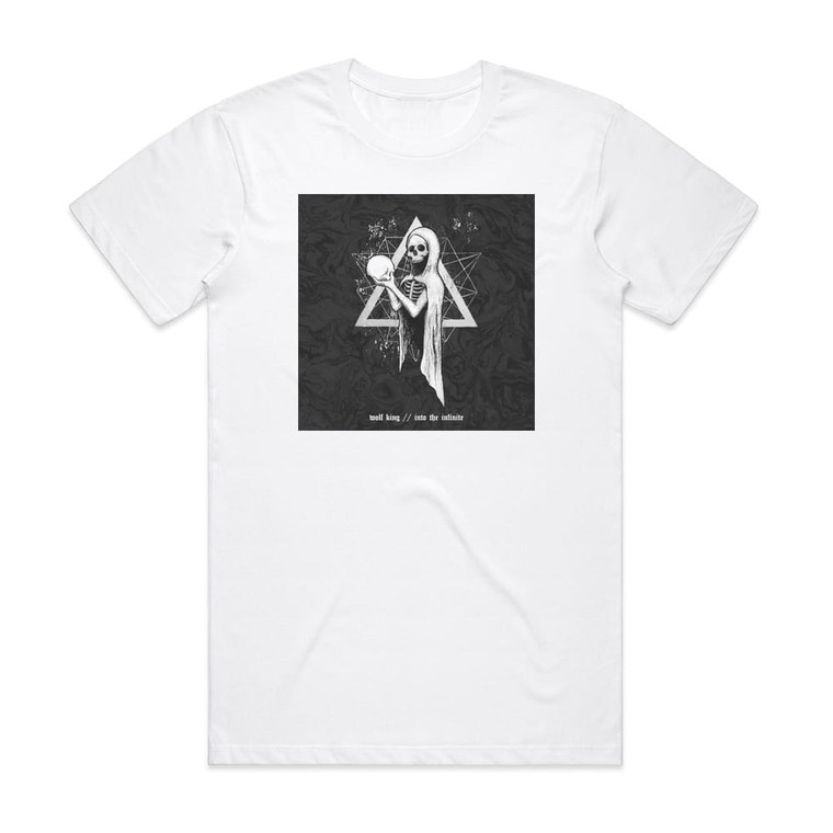 Wolf King Into The Infinite Album Cover T-Shirt White