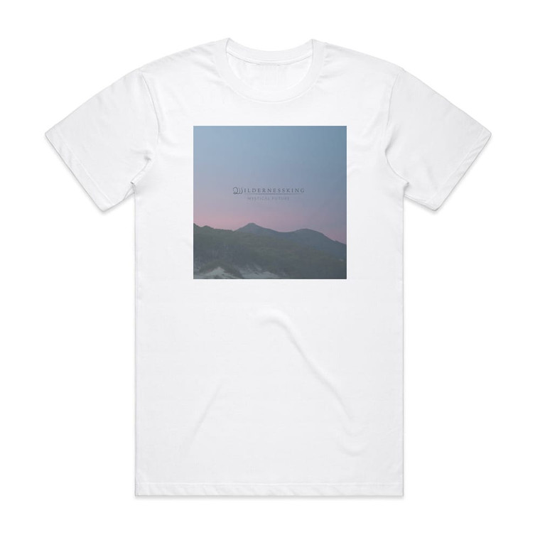 Wildernessking Mystical Future Album Cover T-Shirt White Wildernessking Mystical Future Album Cover T-Shirt White