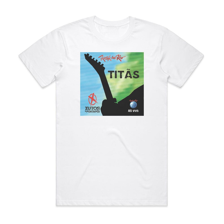 Xutos and Pontapes Rock In Rio Ao Vivo Album Cover T-Shirt White