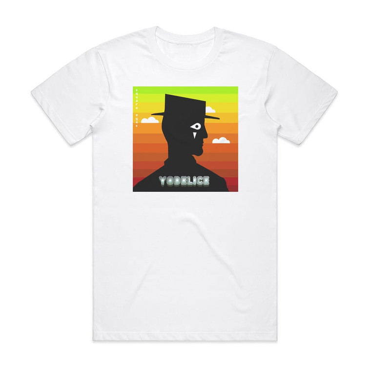 Yodelice Square Eyes Album Cover T-Shirt White