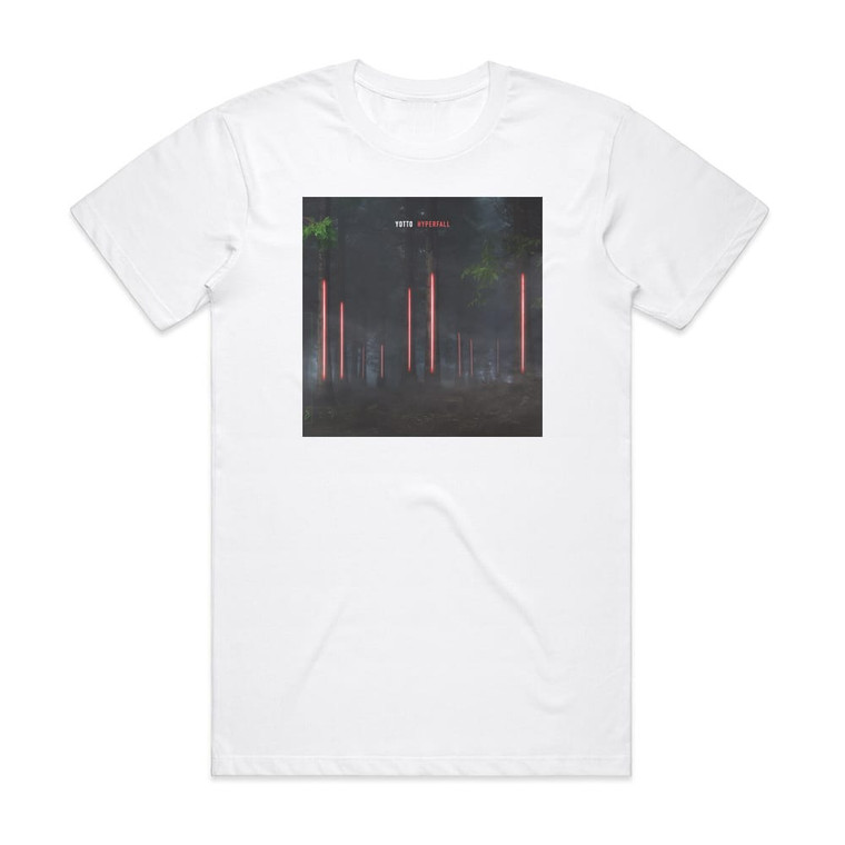 Yotto Hyperfall Album Cover T-Shirt White