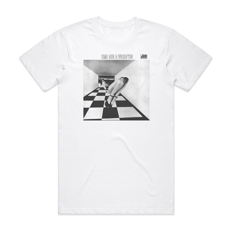 Yes Time And A Word 1 Album Cover T-Shirt White Yes Time And A Word 1 Album Cover T-Shirt White