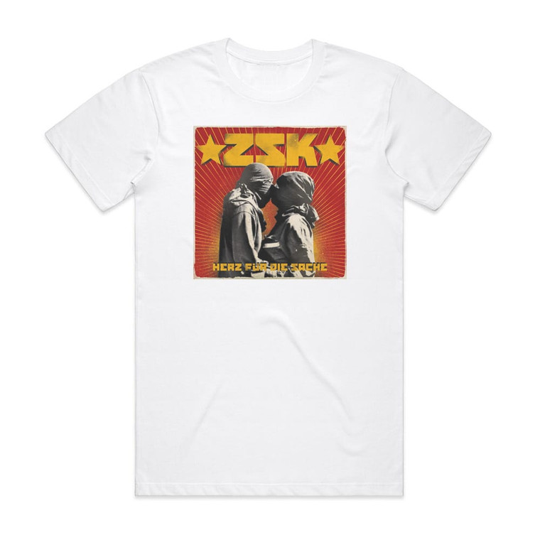 ZSK Herz Fr Die Sache Album Cover T-Shirt White