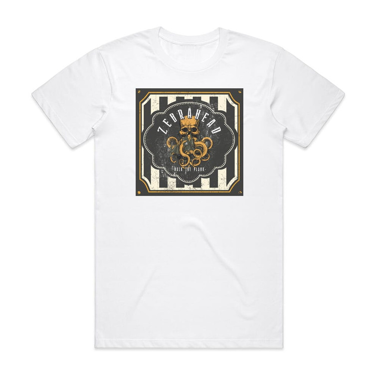 Zebrahead Walk The Plank 1 Album Cover T-Shirt White