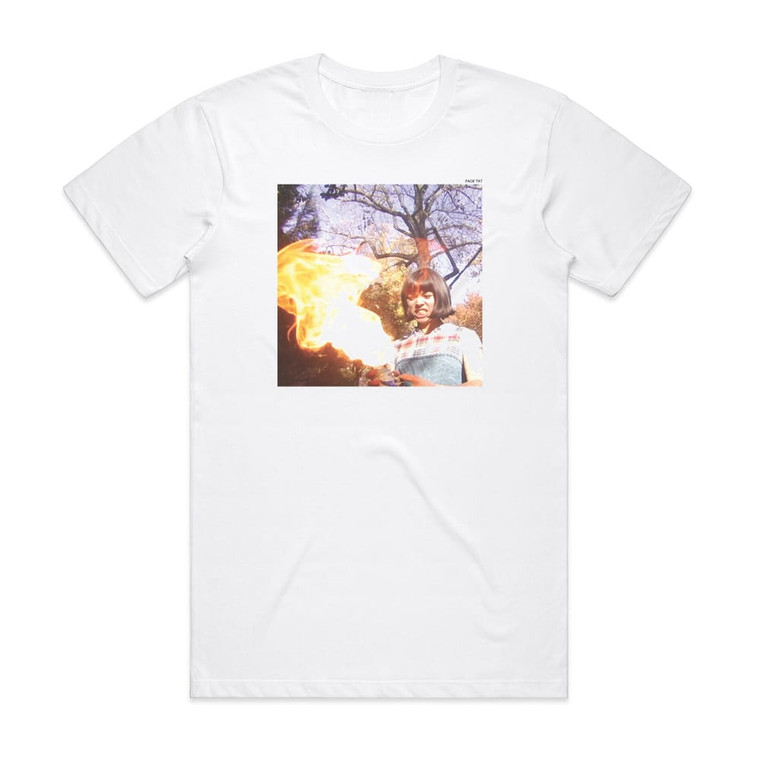 Zach Hill Face Tat Album Cover T-Shirt White