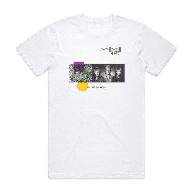 Zu Zu Sharks Eyes Of The World Album Cover T-Shirt White