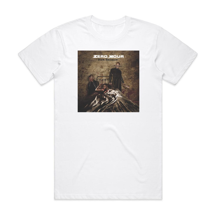 Zero Hour Dark Deceiver Album Cover T-Shirt White
