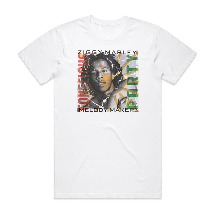 Ziggy Marley and The Melody Makers Conscious Party Album Cover T-Shirt White