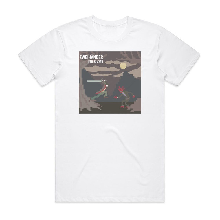 Zweihander Ear Slayer Album Cover T-Shirt White