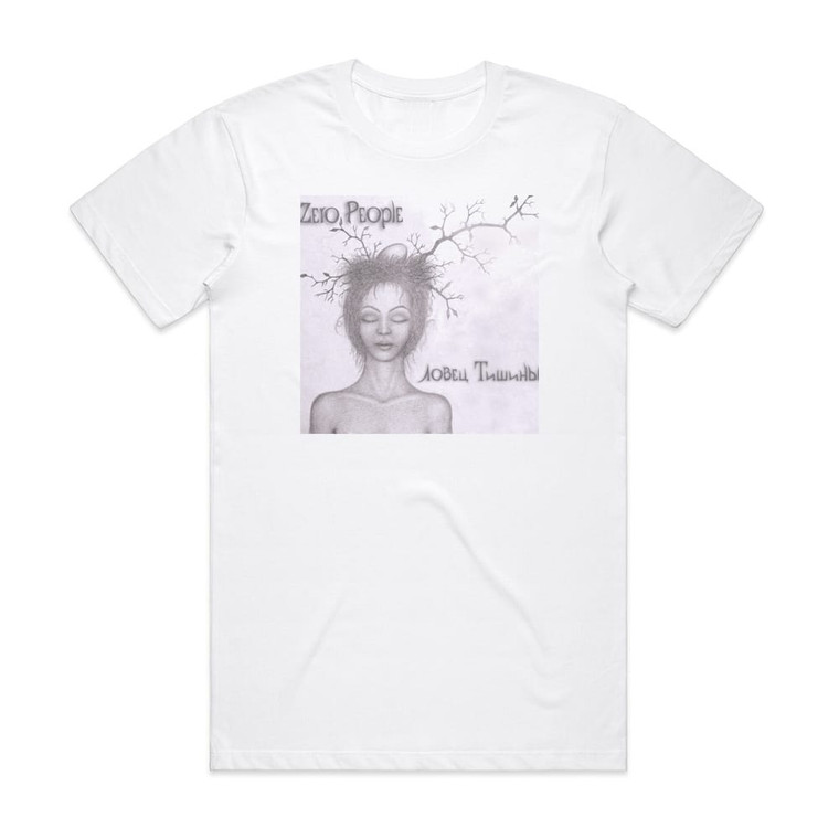 Zero People  Album Cover T-Shirt White