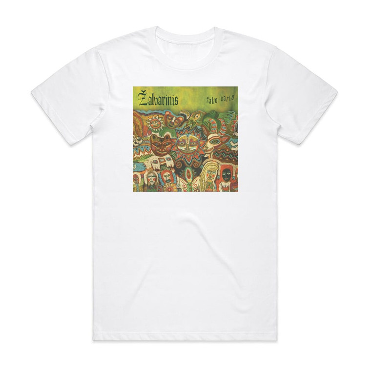 Zalvarinis Alio Vario Album Cover T-Shirt White