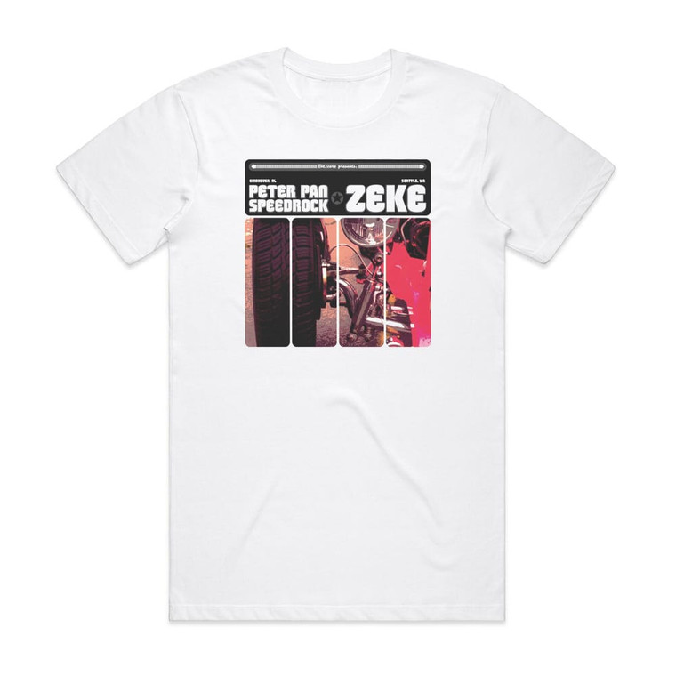 Zeke Zeke Peter Pan Speedrock Album Cover T-Shirt White