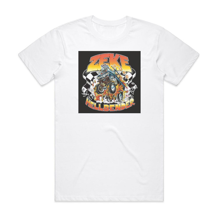 Zeke Hellbender Album Cover T-Shirt White