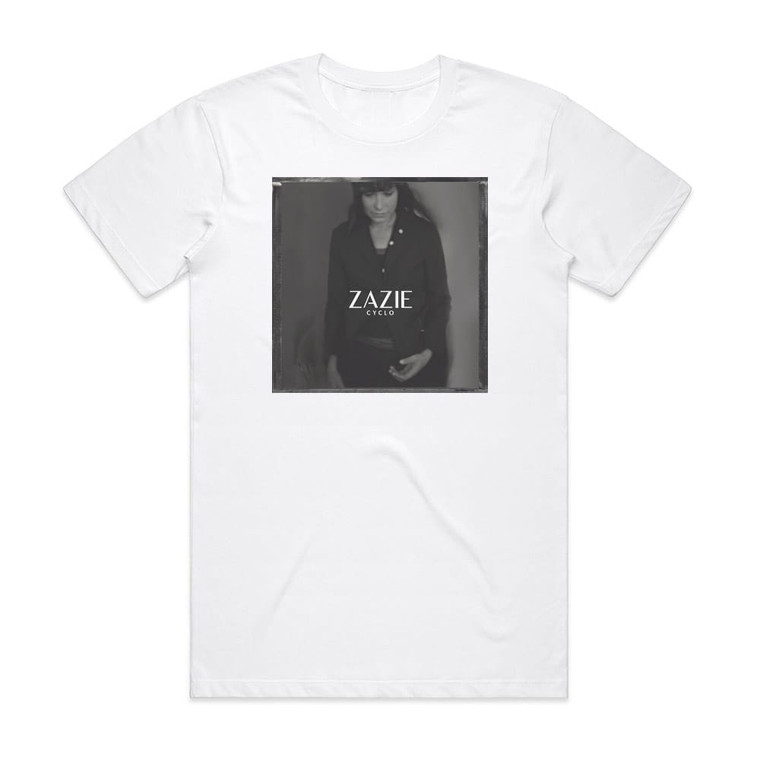 Zazie Cyclo Album Cover T-Shirt White