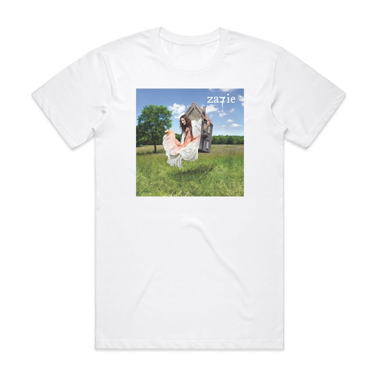 Zazie Za7Ie 1449 5 Album Cover T-Shirt White