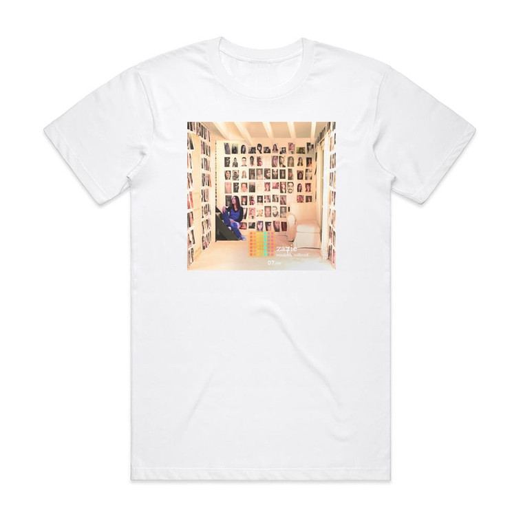 Zazie Za7Ie 1449 4 Album Cover T-Shirt White