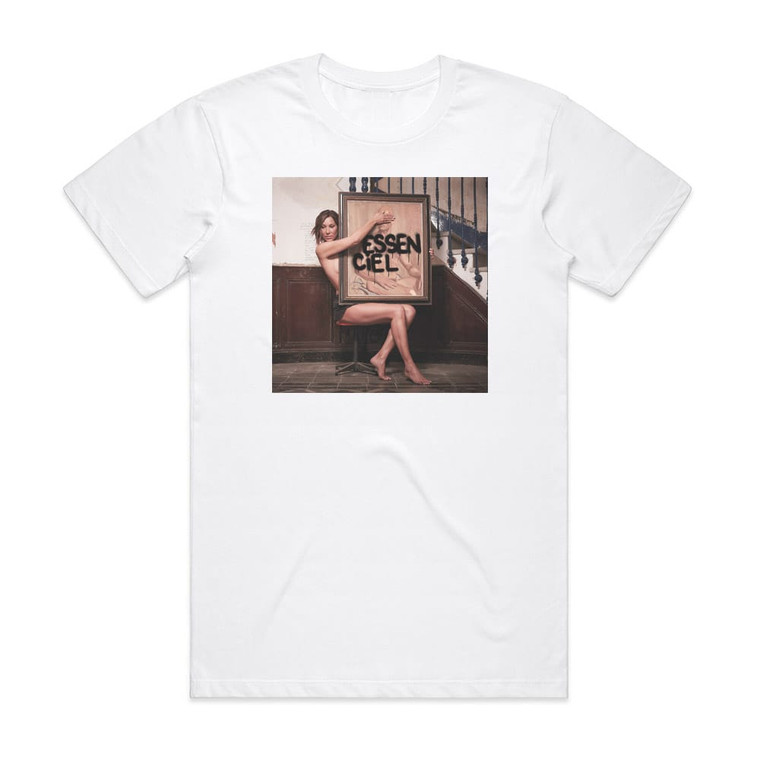 Zazie Essenciel Album Cover T-Shirt White