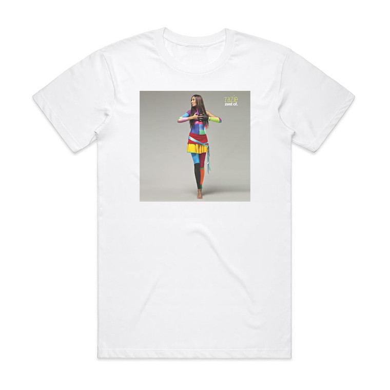 Zazie Zest Of 2 Album Cover T-Shirt White