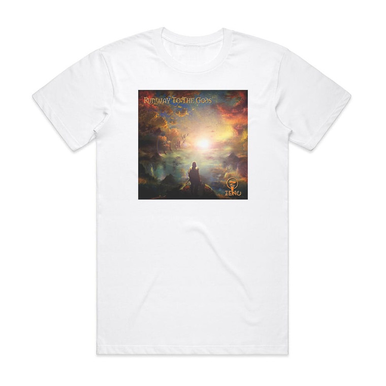 Zeno Runway To The Gods Album Cover T-Shirt White