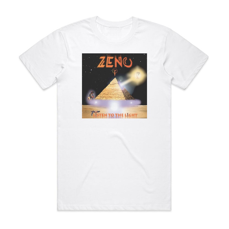 Zeno Listen To The Light Album Cover T-Shirt White