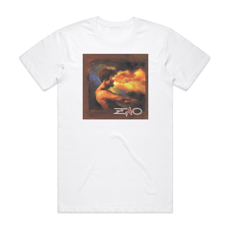 Zao Where Blood And Fire Bring Rest Album Cover T-Shirt White