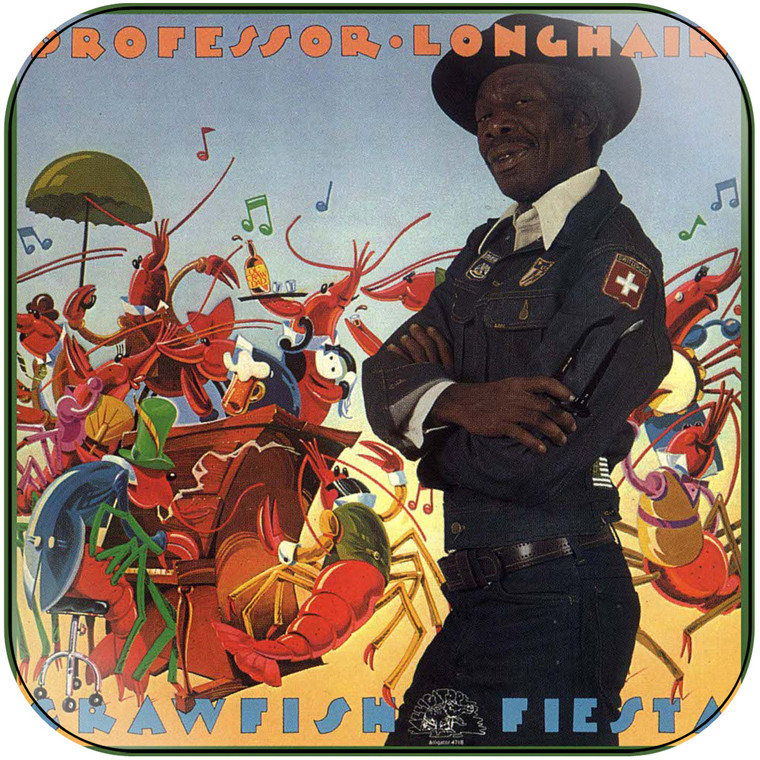 Professor Longhair Crawfish Fiesta Album Cover Sticker