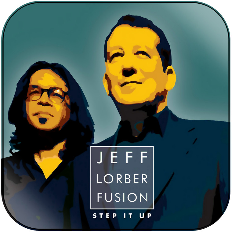 The Jeff Lorber Fusion Step It Up Album Cover Sticker
