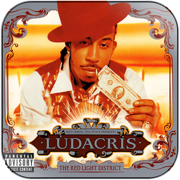 Ludacris The Red Light District Album Cover Sticker