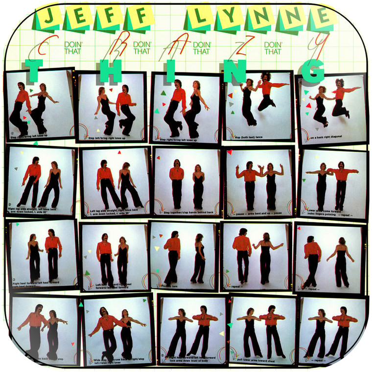 Jeff Lynne Doin That Crazy Thing Goin Down To Rio Album Cover Sticker