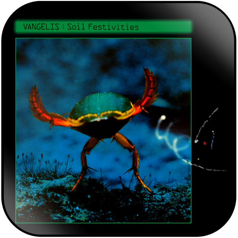 Vangelis Soil Festivities Album Cover Sticker