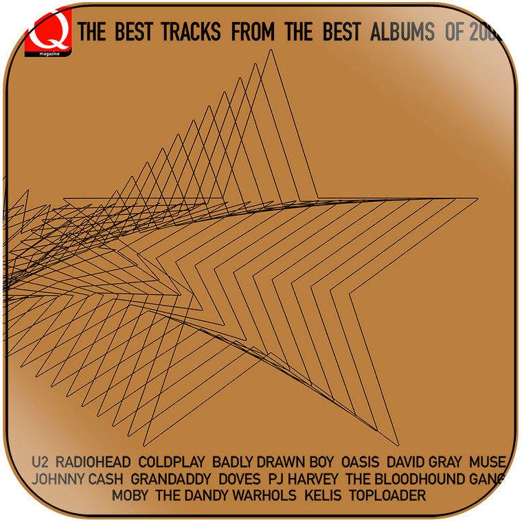 Various Artists Q The Best Tracks From The Best Albums Of 2000 Album Cover Sticker