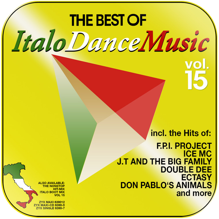 Various Artists The Best Of Italo Dance Music Volume 15 Album Cover Sticker