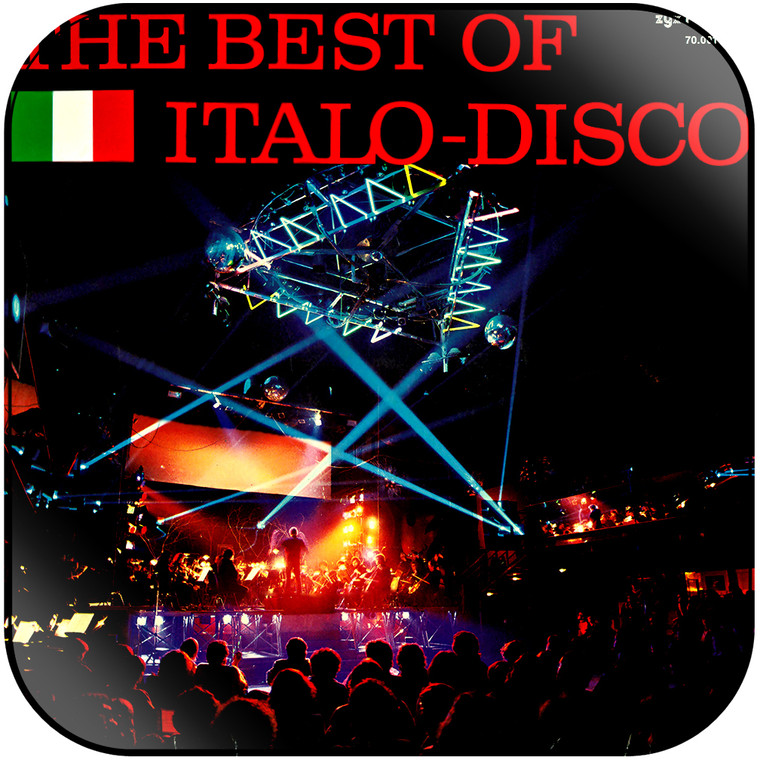 Various Artists The Best Of Italo Disco Volume 1 Zyx Album Cover Sticker