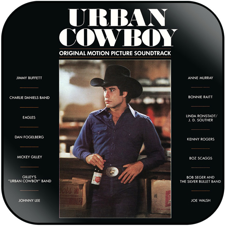 Various Artists Urban Cowboy Album Cover Sticker