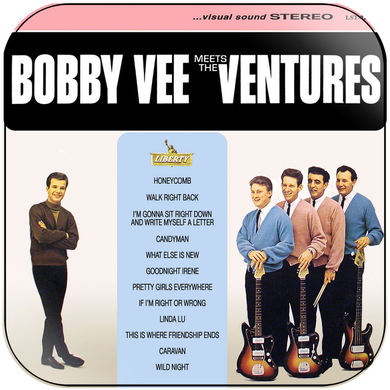 Bobby Vee Bobby Vee Meets The Ventures Album Cover Sticker