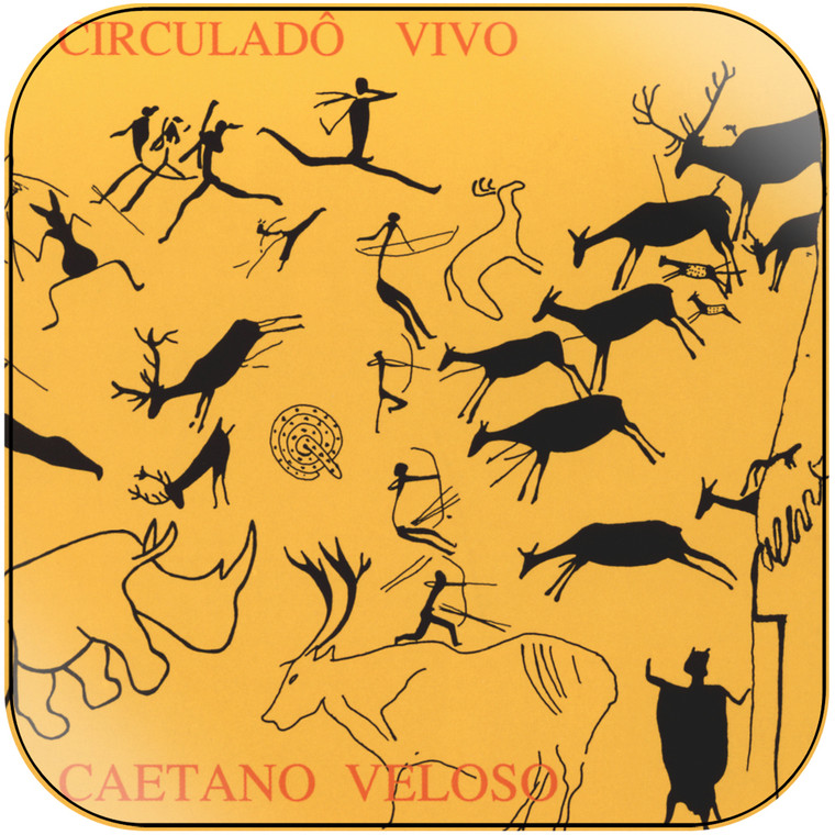 Caetano Veloso Circulado Vivo Album Cover Sticker