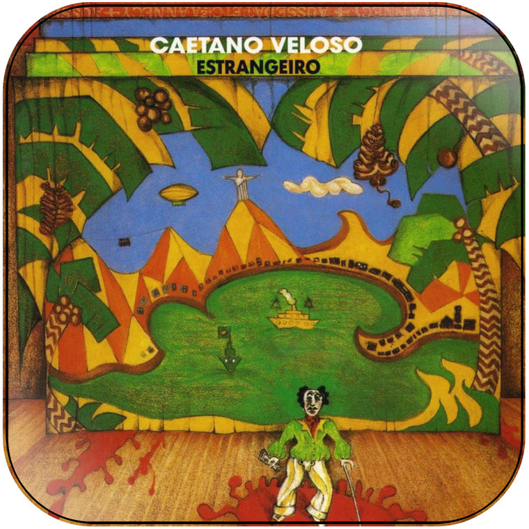 Caetano Veloso Estrangeiro Album Cover Sticker