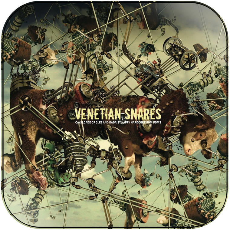 Venetian Snares Cavalcade Of Glee And Dadaist Happy Hardcore Pom Poms Album Cover Sticker