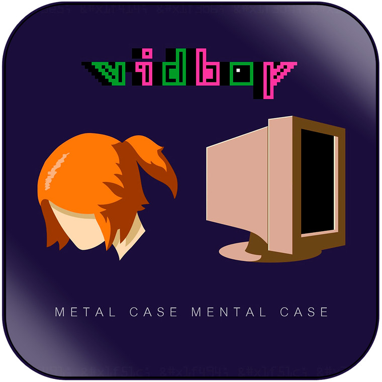 Vidboy Metal Case Mental Case Album Cover Sticker