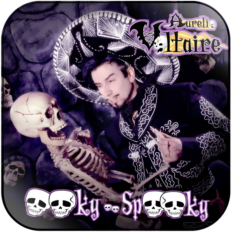 Voltaire Ooky Spooky Album Cover Sticker