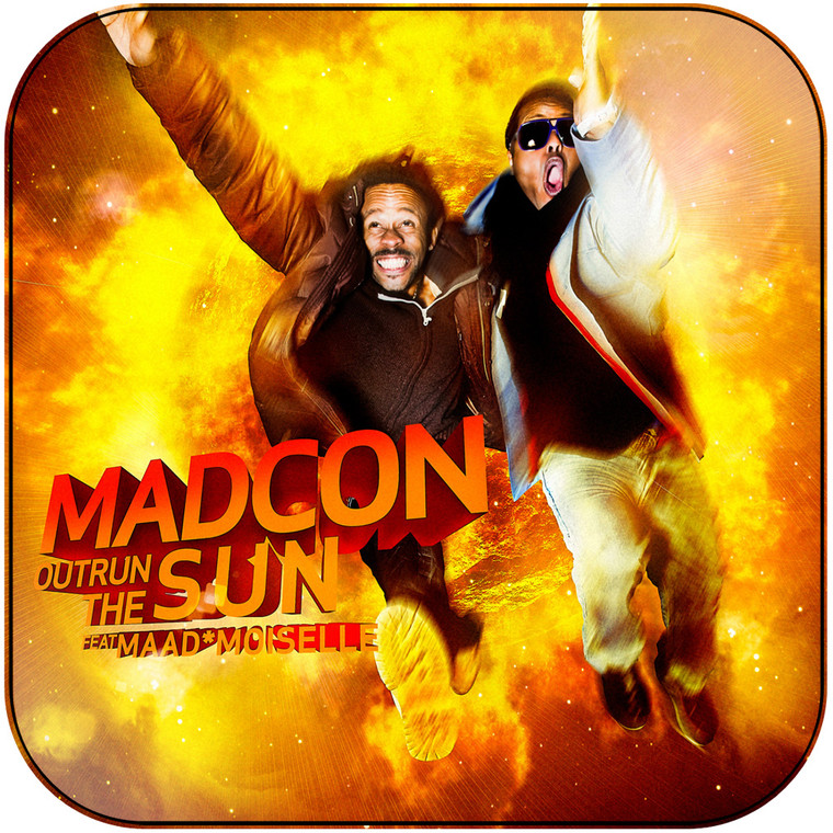 Madcon Outrun The Sun Feat Maadmoiselle Album Cover Sticker