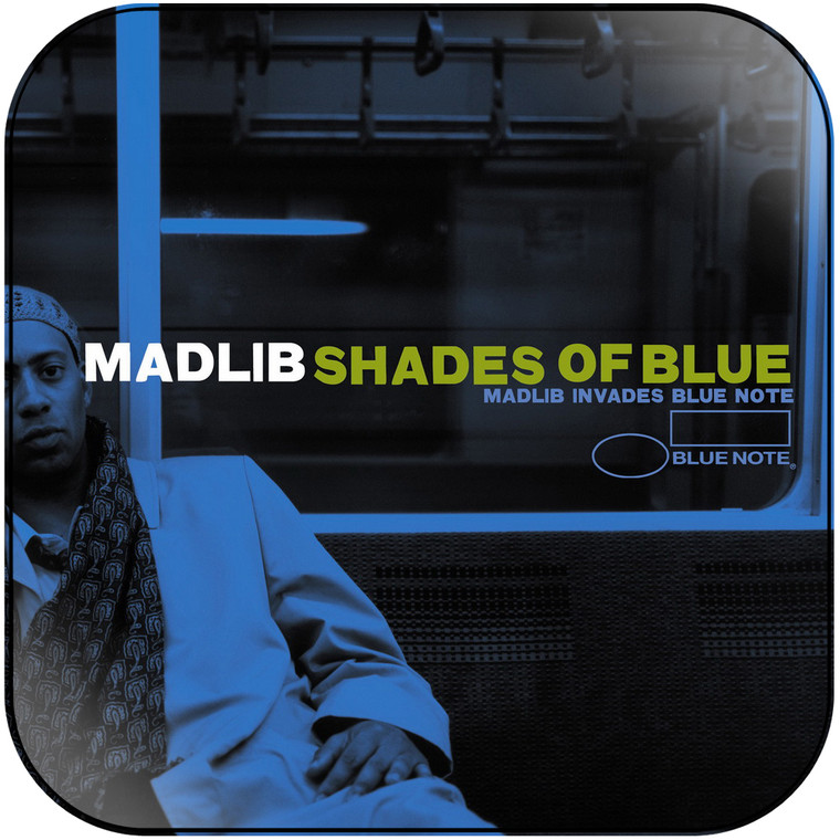 Madlib Shades Of Blue Album Cover Sticker