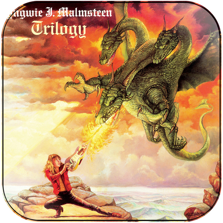 Yngwie J Malmsteen Trilogy Album Cover Sticker