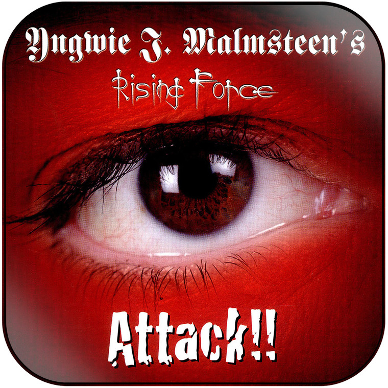 Yngwie Js Malmsteen Rising Force Attack Album Cover Sticker