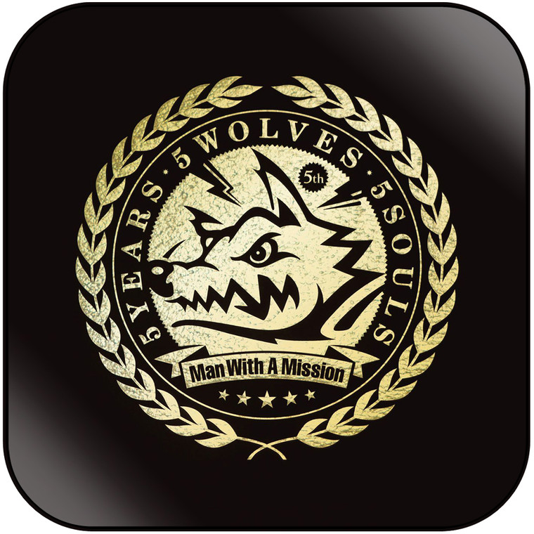 MAN WITH A MISSION 5 Years 5 Wolves 5 Souls Album Cover Sticker