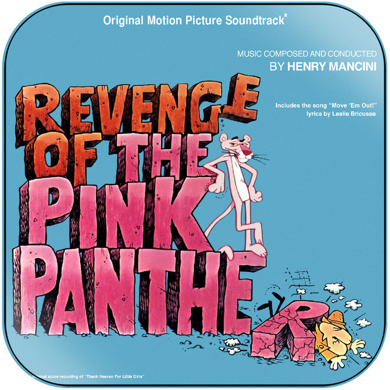Henry Mancini Revenge Of The Pink Panther-1 Album Cover Sticker