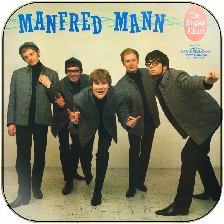 Manfred Mann The Singles Album Album Cover Sticker