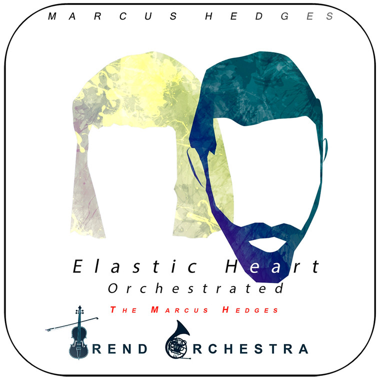 The Marcus Hedges Trend Orchestra Elastic Heart Orchestrated Album Cover Sticker
