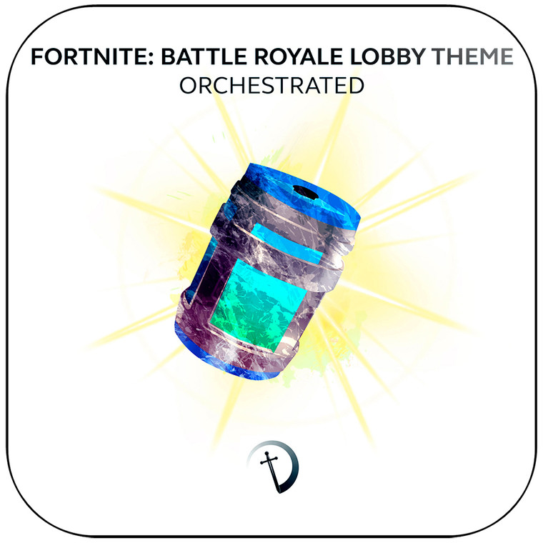 The Marcus Hedges Trend Orchestra Fortnite Battle Royale Lobby Theme Orchestrated Album Cover Sticker